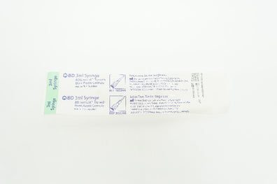 BD 303346 3ml Syringe Luer-Lock Tip with Blunt Plastic Cannula